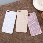 Wholesale iPhone 8 Plus / 7 Plus IMD Dream Marble Fashion Case (Rose Pink)